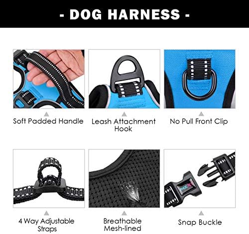 PHOEPET No Pull Dog Harnesses for Small Dogs Reflective Adjustable - Image 5
