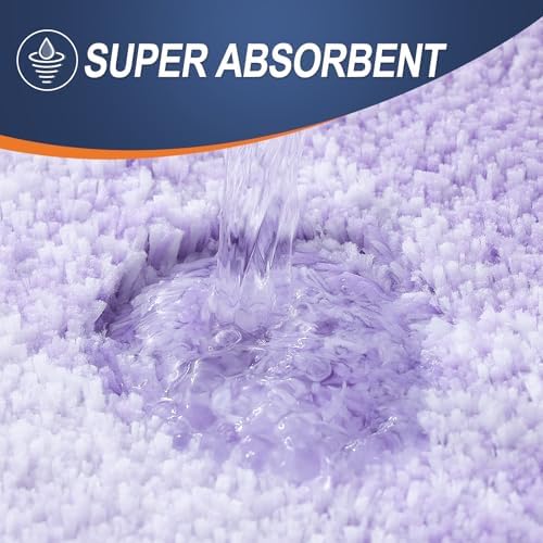 OLANLY Bathroom Runner Rug 44x20, Extra Soft Absorbent Microfiber Bath Rugs - Image 4