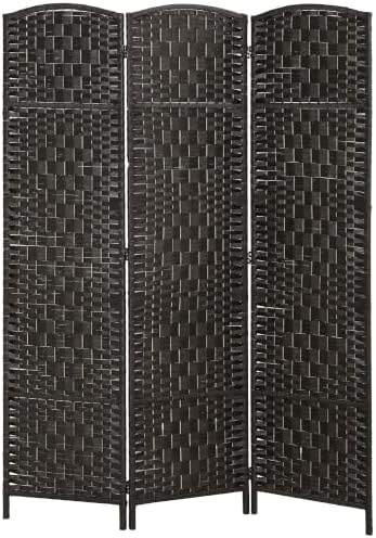 HOMCOM Room Divider 3-Panel, 6FT-Tall Folding Privacy Screen by HOMCOM