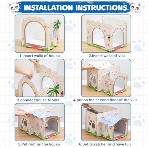 2 Story Cardboard Cat House - Image 3