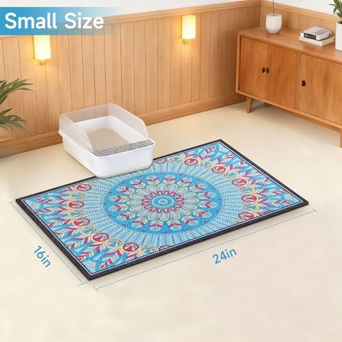 Cat Litter Mat, Traps 100% Litter, Non-Slip Kitty Litter Trapping mats - Image 7