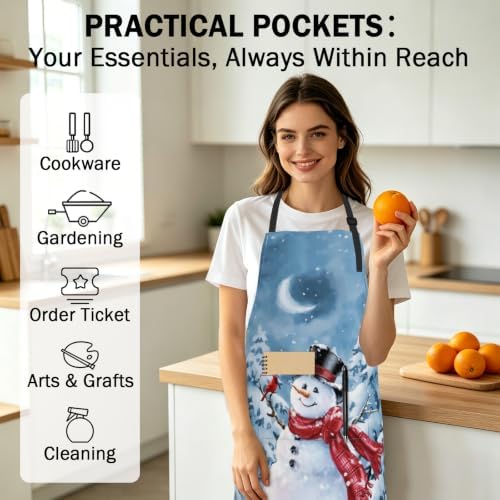 Giwawa Apron Unisex Resistant 33 x 28 inches - Image 6