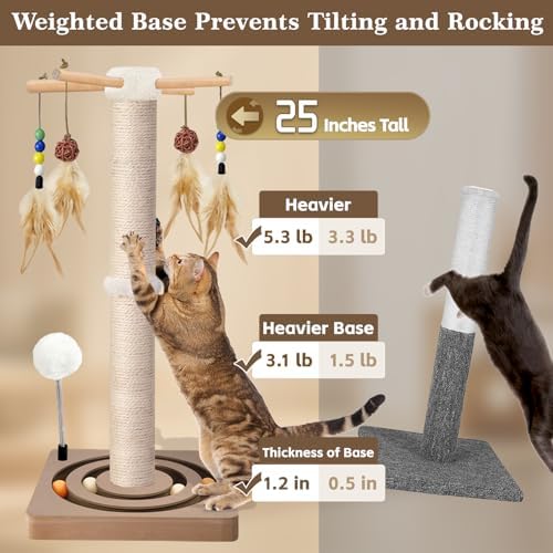 Cat Scratching Post, Sisal Scratcher - Image 2