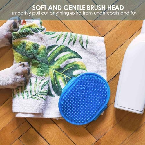 2 Pack Dog Grooming Brush, Premium Soft Silicone Pet Bath Brushes - Image 6