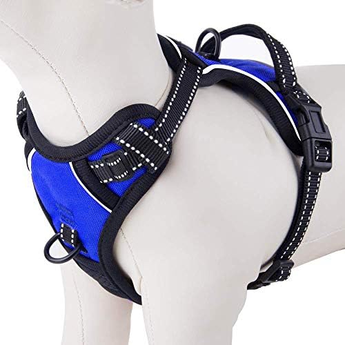 PHOEPET No Pull Dog Harnesses for Small Puppies Reflective Adjustable Front by PHOEPET