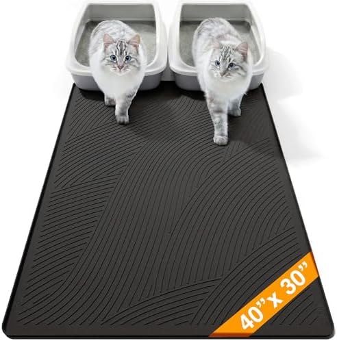 Cat Litter Box Mat by BANLYEO