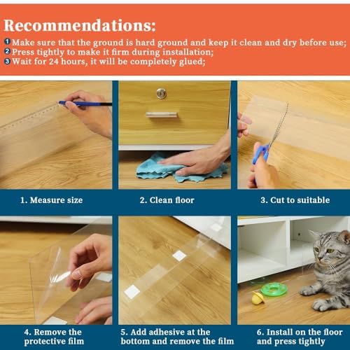 16-Pack Clear Under Sofa Blocker - Image 6
