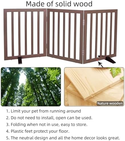 ZJSF Freestanding Indoor Dog Gate - Image 6