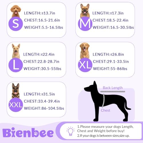 Dog Bathrobe, Super Absorbent for Small to Large Dogs, Light Purple M - Image 6