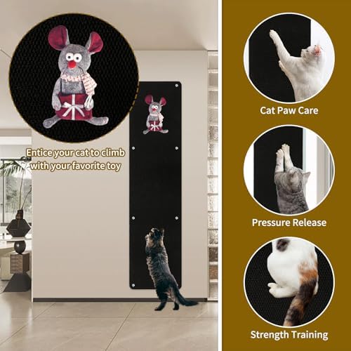 FHTONGE 71x15.8" Thickened Cat Wall Climbing Carpet - Image 6