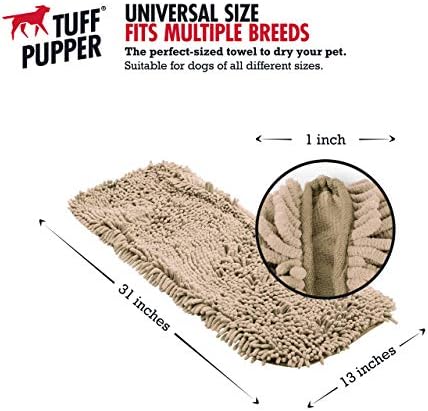Tuff Pupper Quick Dry Towel for Dogs | Ultra Absorbent Microfiber Shammy | - Image 3