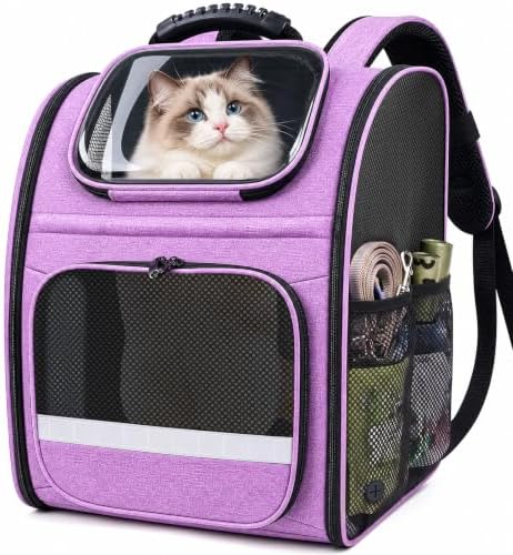 Pawtners Cat Backpack Carrier, Bubble Backpack by Pawtners
