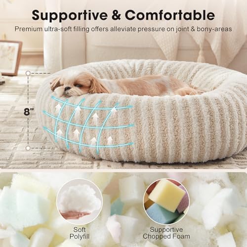 MIXJOY Dog Beds for Small Dogs, Washable Dog Bed - Image 2