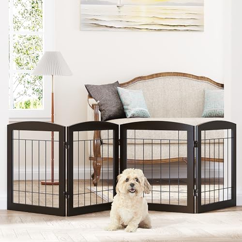 PAWLAND Free Standing Dog Gates by PAWLANDPetSupplies