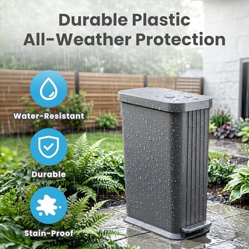 iTouchless 13.2 Gallon / 50 Liter Dog Poop Trash Can - Image 4