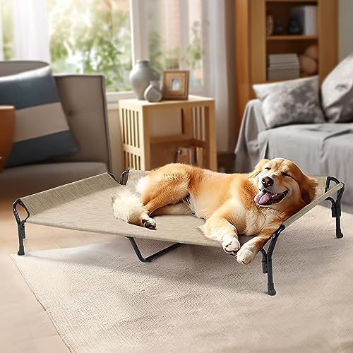 Veehoo Cooling Elevated Dog Bed, Raised Dog Cot - Image 6