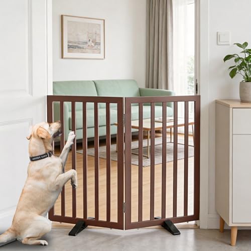 ZJSF Freestanding Indoor Dog Gate by ZJSF