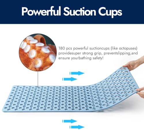Shower Mat Non Slip Bath Mat for Tub - Image 4
