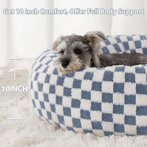 BFPETHOME Large Washable Cozy Donut Dog Beds - Image 3