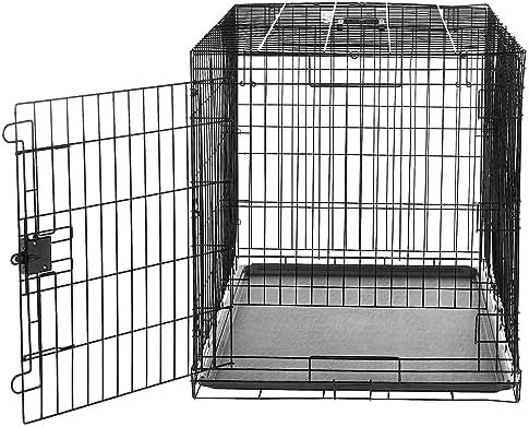 Amazon Basics Portable, Collapsible Metal Wire Dog Crate - Image 3