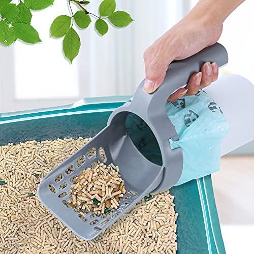 PETIZER Cat Litter Scoop with Attached Waste Caddy, 2-in-1 Detachable Sifter - Image 3