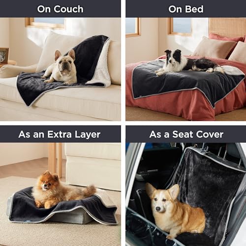 Bedsure Waterproof Blanket for Bed Soft Sherpa Fleece Throw, Twin 80"x60" - Image 6