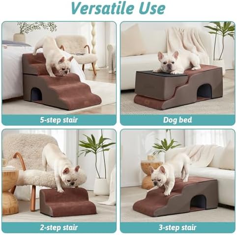 COZY KISS Extra Wide Small Dog Stairs - Image 4