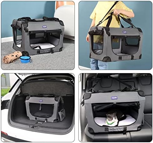 Petprsco Portable Collapsible Dog Crate - Image 4