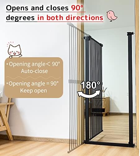 Lumizone 61.02" Extra Tall Pet Gate - Image 7