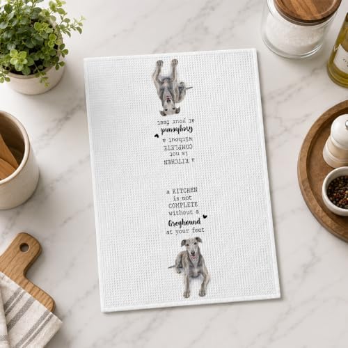 Greyhound Kitchen Towel, Funny Dog Lover Kitchen Decor - Image 5