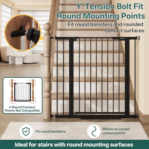 InnoTruth 29.6-39.1 in Wide x 35.5 in High Extra Tall Baby Gate - Image 6