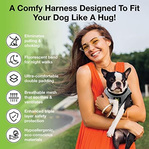 EcoBark Step in Dog Harness Reflective Soft Ultra Padded Mesh Dog Harnesses - Image 3