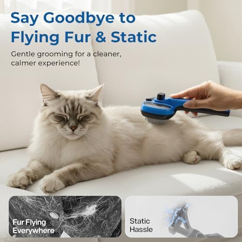 Pecute Self-Cleaning Steam Dog Cat Brush - Image 3