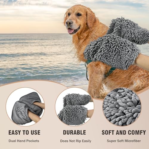 Puomue Microfiber Dog Towels for Drying Dogs, Super Absorbent, Soft and Quick - Image 4