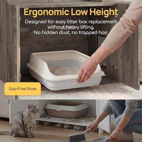 31.5" Cat Litter Box Enclosure Furniture - Image 5