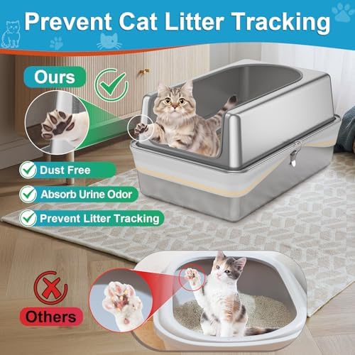 All Stainless Steel Sifting Litter Box - Image 4