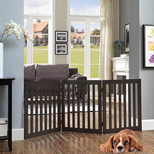 unipaws 24”H Free Standing Pet Gate - Image 2