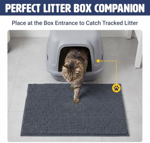 Muddy Mat® | Cat Litter Mat 18"x28", Litter Trapping Mat, Super Absorbent - Image 3
