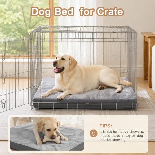 XXL Dog Bed Waterproof Outdoor Washable Foam Large Crate Pad 48" Anti-Slip - Image 3