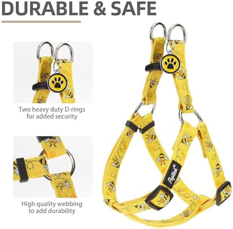 PUPTECK No Pull Dog Harness Medium Sized Step-in Adjustable Puppy Vest - Image 2
