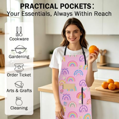Art Apron with Pocket for Women Men - Image 6