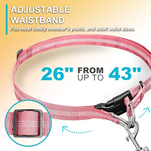 Laqibak Hands Free Dog Leash, Adjustable Waist Leash - Image 2