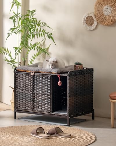 SETVSON Cat Litter Box Enclosure Furniture - Image 6