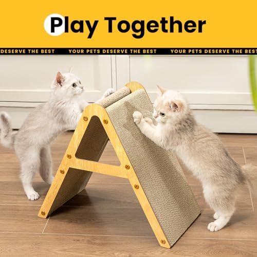Conlun Vertical Cat Scratcher | A-Frame Scratching Pad - Image 5