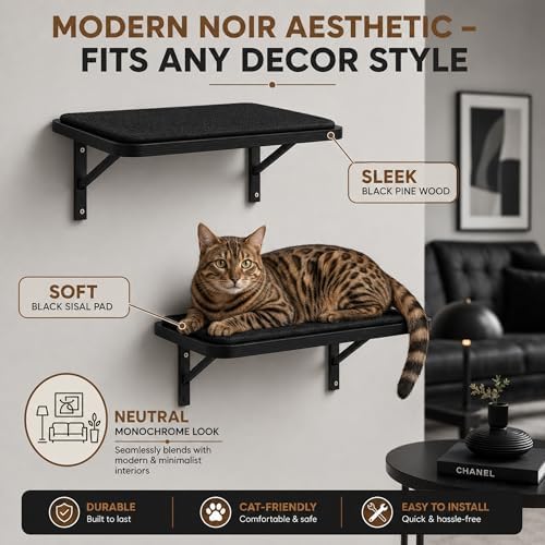 Cat Wall Shelves Set of 2 - Image 5