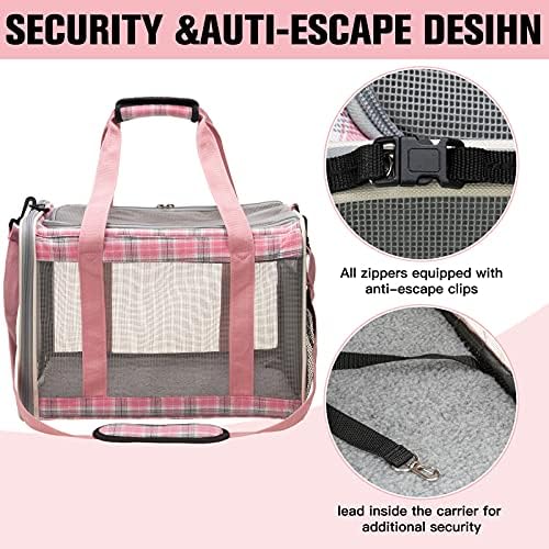EXPAWLORER Large Cat Carrier Dog Carriers Soft - Image 6