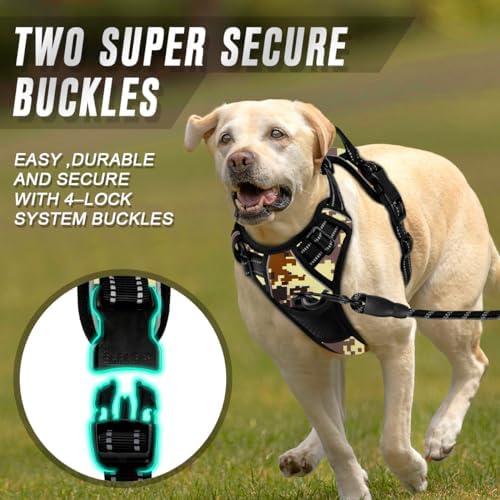 BARKBAY Dog Harness No Pull for Small Sized Dog Front Back Clips, Dog Vest - Image 4