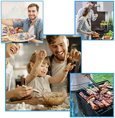 Homsolver Waterproof Dishwasher Apron, Adjustable Rubber Butcher Apron - Image 6