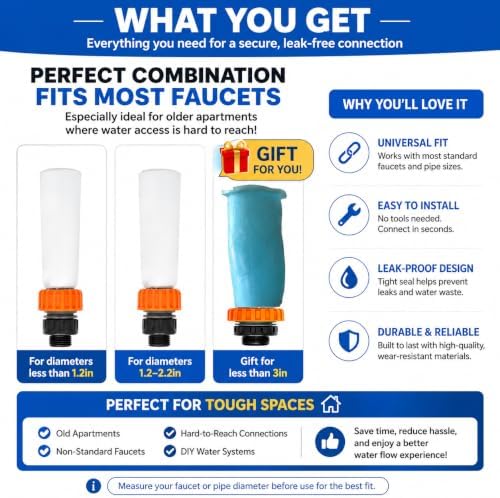 Slip-On Faucet Sprayer Hoses:Dog Bath - Image 4