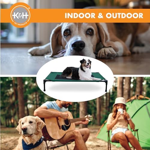 K&H Outdoor Elevated Dog Bed, Cooling Raised Dog Bed, Large 42x30in - Image 6